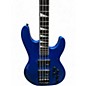 Used Jackson JS3 Concert Metallic Blue Electric Bass Guitar