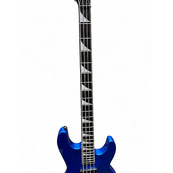 Used Jackson JS3 Concert Metallic Blue Electric Bass Guitar