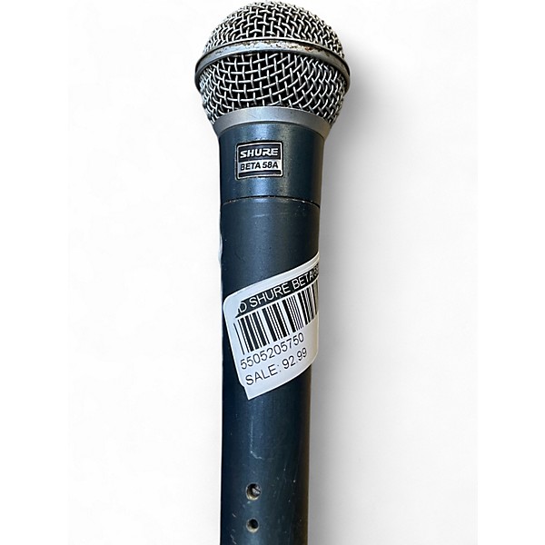Used Shure Beta 58A Dynamic Microphone