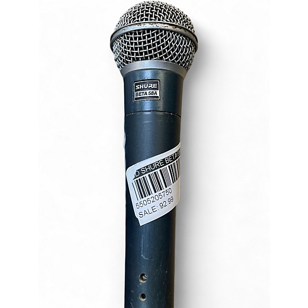 Used Shure Beta 58A Dynamic Microphone
