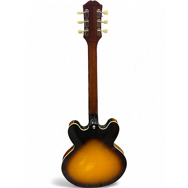 Used Epiphone ES-335 Vintage Sunburst Hollow Body Electric Guitar