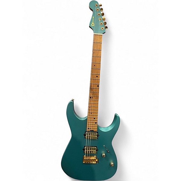 Used Charvel Angel Vivaldi Signature DK24-6 NOVA Turquoise Solid Body Electric Guitar