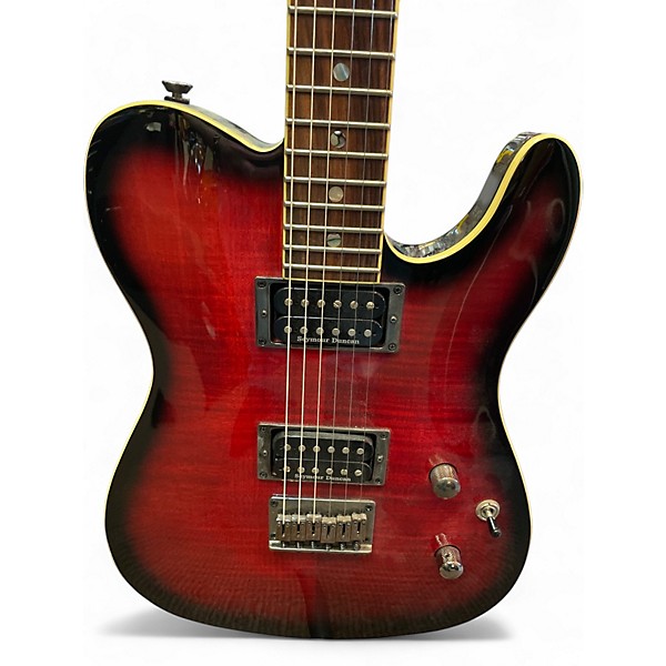 Used Fender Special Edition Custom Telecaster FMT HH Crimson Red Burst Solid Body Electric Guitar