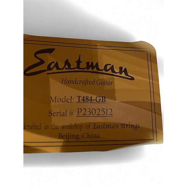 Used Eastman T484-GB honey Burst Hollow Body Electric Guitar