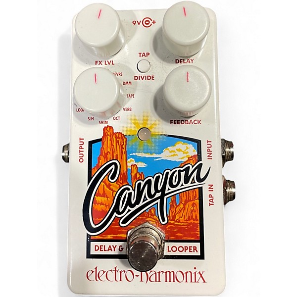 Used Electro-Harmonix Canyon Delay and Looper Effect Pedal