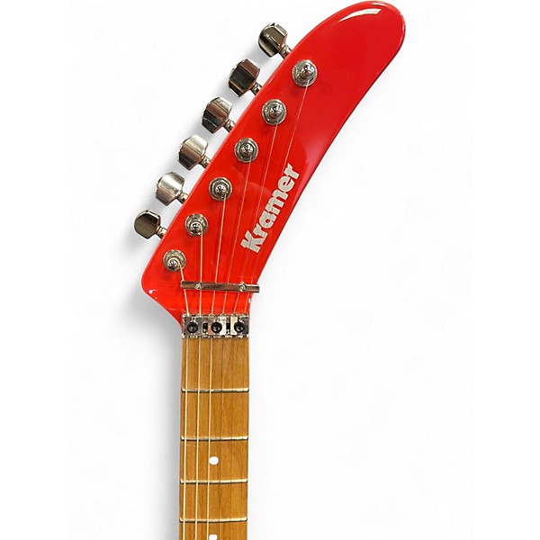 Used Kramer 84 HH Radiant Red Solid Body Electric Guitar