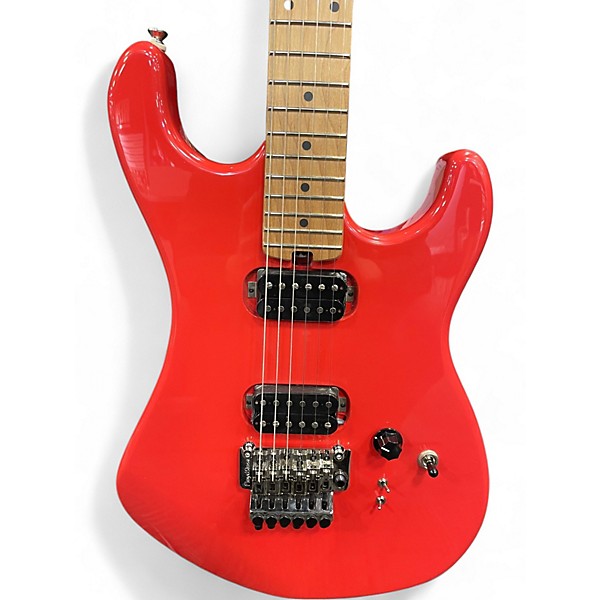 Used Kramer 84 HH Radiant Red Solid Body Electric Guitar