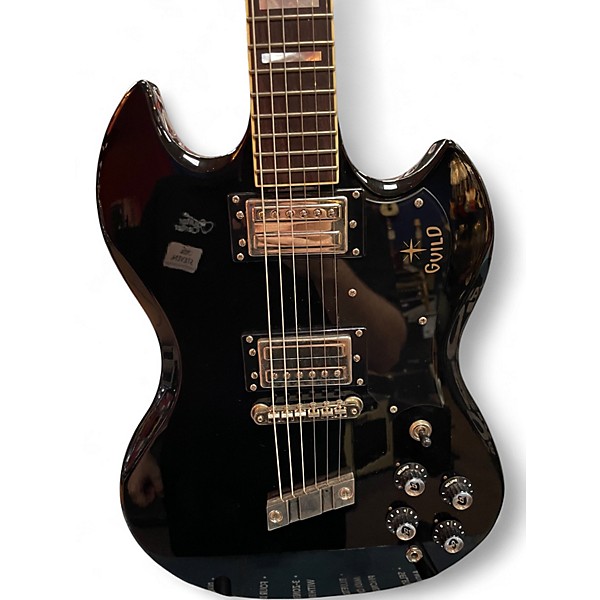 Used Guild POLARA Black Solid Body Electric Guitar