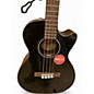 Used Fender CB 60SCE BLK WN Black Acoustic Bass Guitar