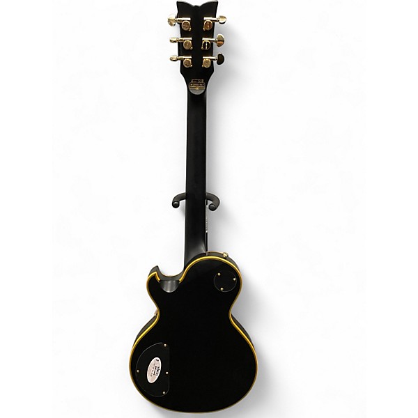 Used Schecter Guitar Research Solo II Custom Black Solid Body Electric Guitar