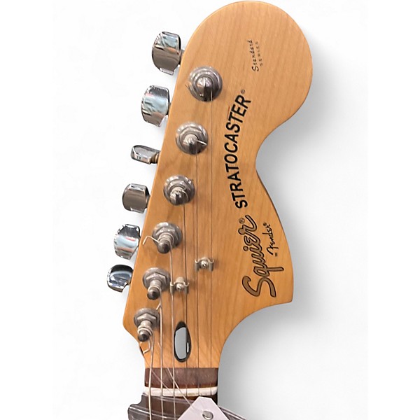 Used Squier Standard Stratocaster 2 Tone Sunburst Solid Body Electric Guitar