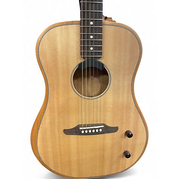 Used Fender Highway Kingman Dreadnaught Natural Acoustic Electric Guitar