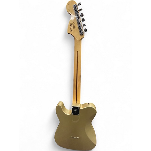 Used Fender Chris Shiflett Telecaster Deluxe GOLD Solid Body Electric Guitar