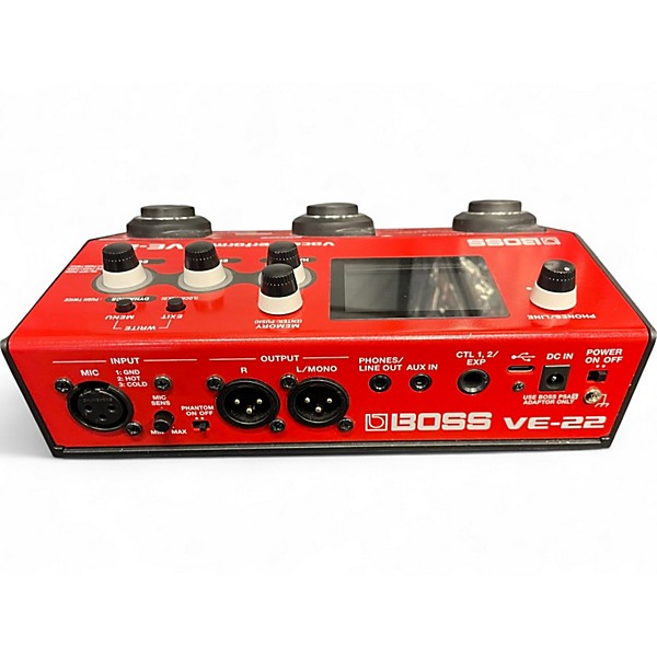 Used BOSS VE22 Vocal Performer Multi Effects Processor