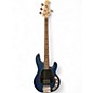 Used Sterling by Music Man Sub 4 Blue Electric Bass Guitar thumbnail