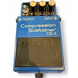 Used BOSS CS3 Compressor Sustainer Effect Pedal