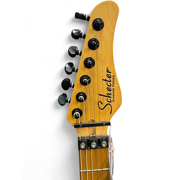 Used Schecter Guitar Research PT Fr S Sweetwater Exclusive Satin Black Solid Body Electric Guitar