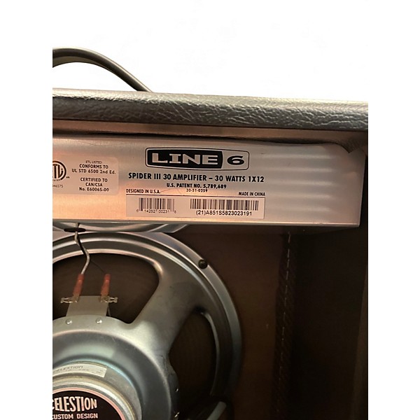 Used Line 6 Spider III 30W 1x12 Guitar Combo Amp