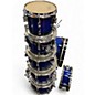 Used PDP by DW 7 Piece Concept Series Blue Burst Drum Kit