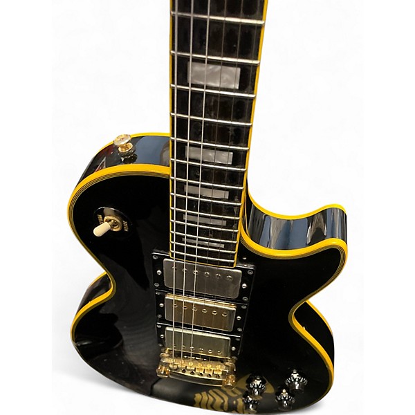 Used Epiphone Les Paul Bonamassa Black Beauty 3 Black Solid Body Electric Guitar