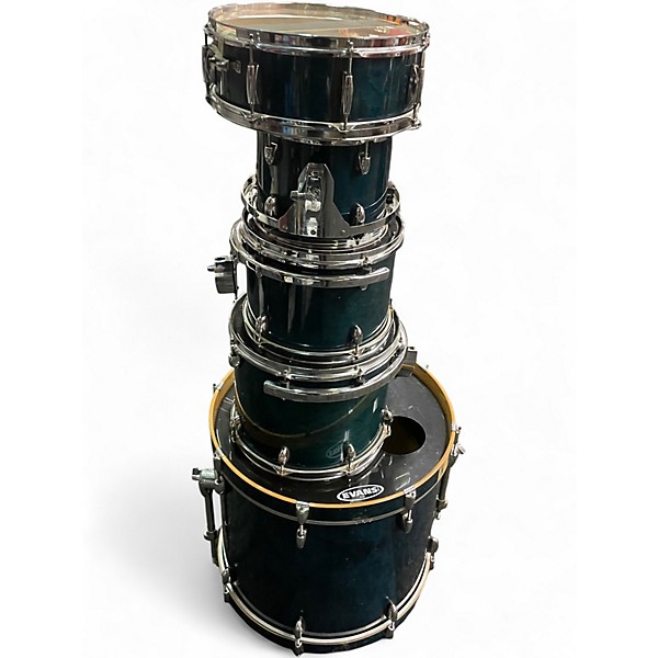 Used Gretsch Drums 5 Piece Catalina Birch Aquamarine Drum Kit