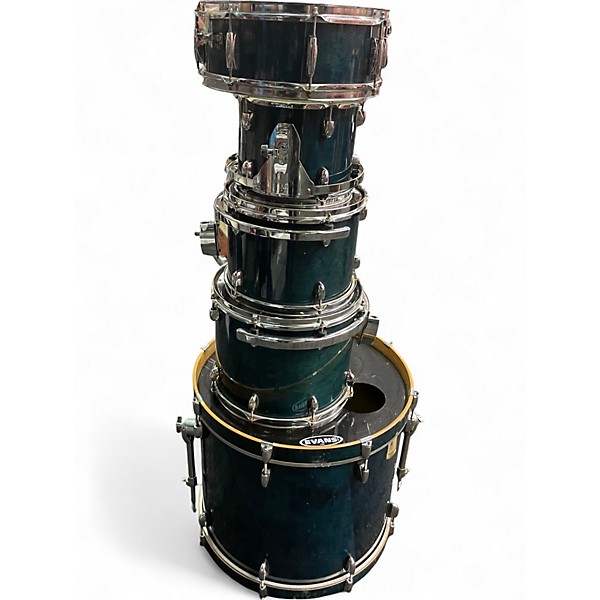 Used Gretsch Drums 5 Piece Catalina Birch Aquamarine Drum Kit