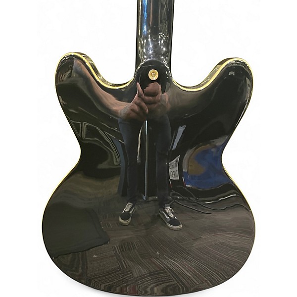 Used Peavey JF-1 Black Hollow Body Electric Guitar