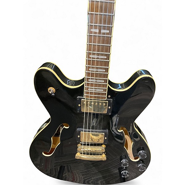 Used Peavey JF-1 Black Hollow Body Electric Guitar