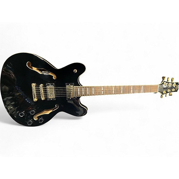 Used Peavey JF-1 Black Hollow Body Electric Guitar