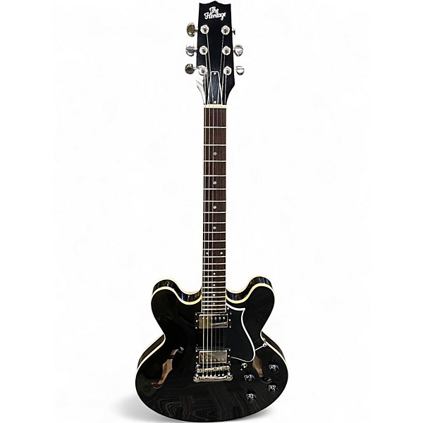 Used 2023 Heritage STANDARD H-535 Ebony Hollow Body Electric Guitar