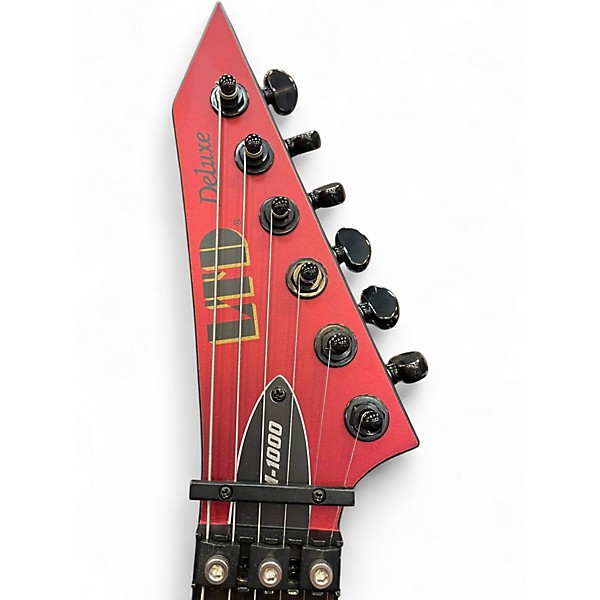 Used ESP LTD M1000  Wine Red Solid Body Electric Guitar