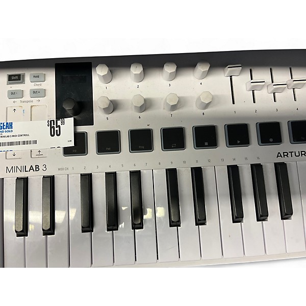 Used Arturia Minilab 3 MIDI Controller