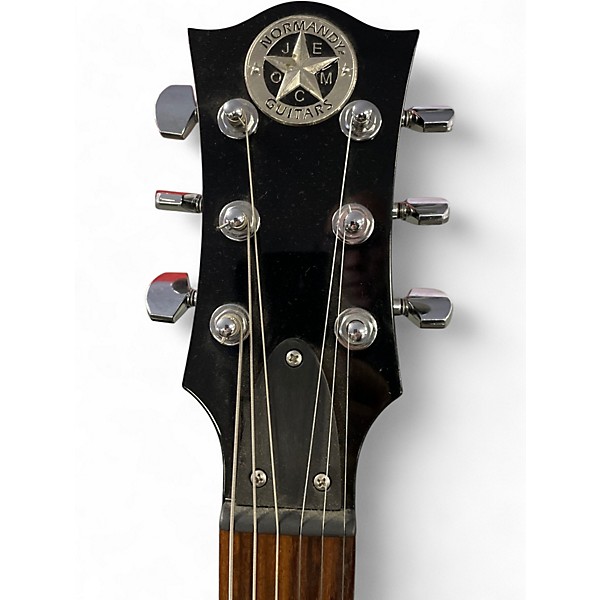 Used Normandy ALUMINUM ARCHTOP Custom Graphic Hollow Body Electric Guitar