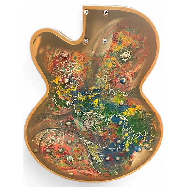 Used Normandy ALUMINUM ARCHTOP Custom Graphic Hollow Body Electric Guitar