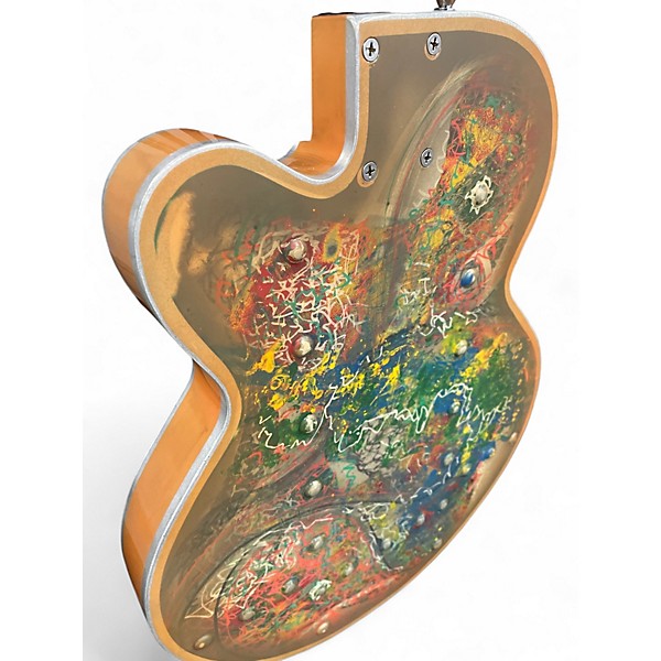 Used Normandy ALUMINUM ARCHTOP Custom Graphic Hollow Body Electric Guitar