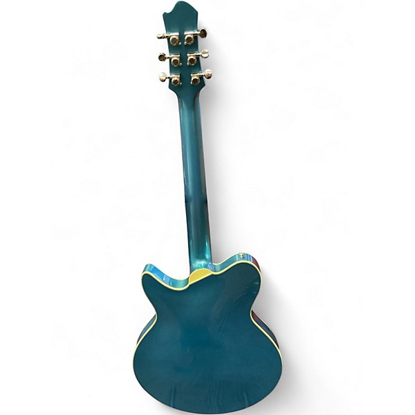 Used Eastman Romeo LA Blue Hollow Body Electric Guitar