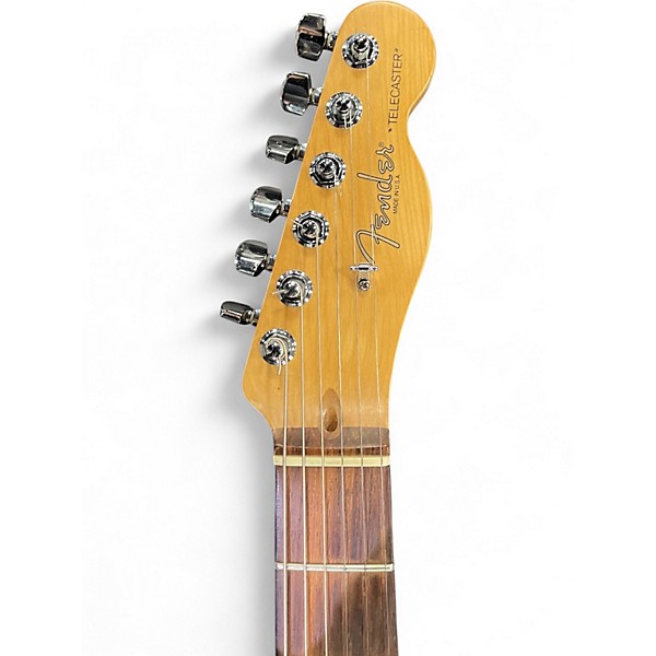 Used 2002 Fender AMERICAN TELECASTER Olympic White Solid Body Electric Guitar