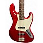 Used Squier JBASS Red Electric Bass Guitar