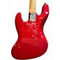Used Squier JBASS Red Electric Bass Guitar