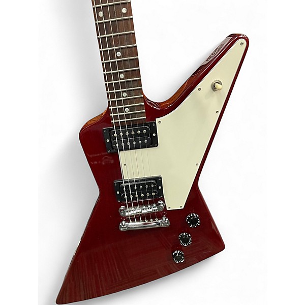 Used Gibson Explorer 70'S Wine Red Solid Body Electric Guitar