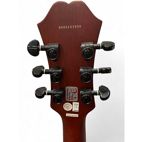 Used Epiphone Dot Studio Brown Sunburst Hollow Body Electric Guitar
