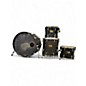 Used Pearl 4 Piece MASTERS CUSTOM MAPLE Trans Black Drum Kit thumbnail