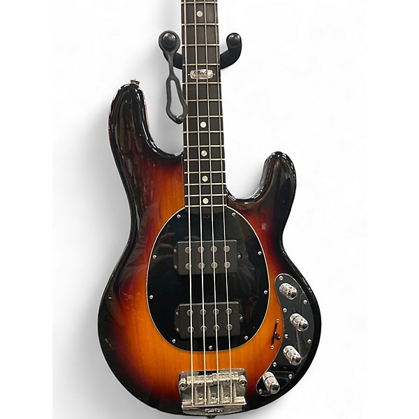 Used Ernie Ball Music Man BFR STINGRAY HH 3EQ 3 Tone Sunburst Electric Bass Guitar