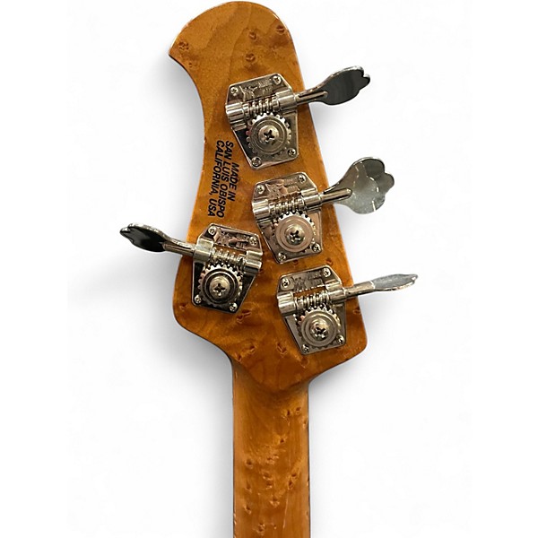 Used Ernie Ball Music Man BFR STINGRAY HH 3EQ 3 Tone Sunburst Electric Bass Guitar