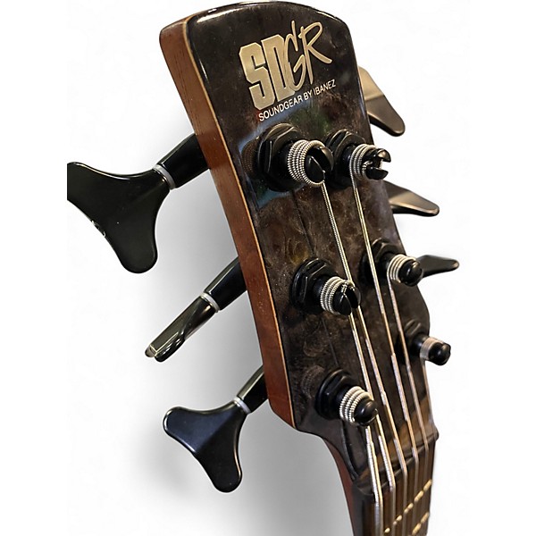 Used Ibanez BTB806MS TRANS GRAY GLOSSY Electric Bass Guitar