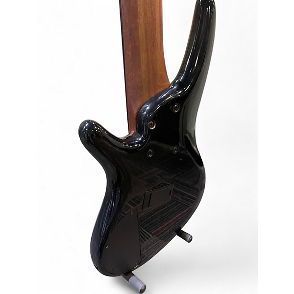 Used Ibanez BTB806MS TRANS GRAY GLOSSY Electric Bass Guitar