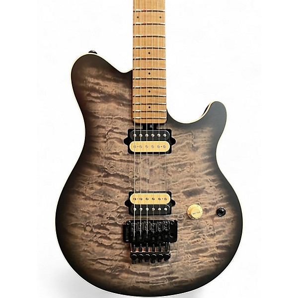 Used Ernie Ball Music Man Axis Gray Solid Body Electric Guitar