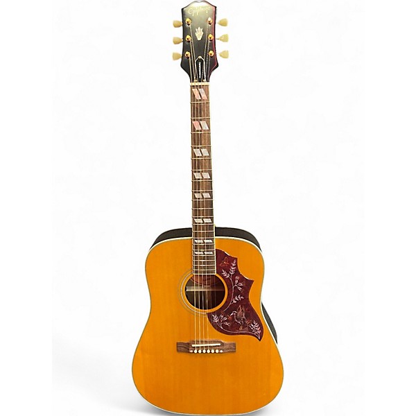 Used Epiphone Hummingbird Natural Acoustic Guitar