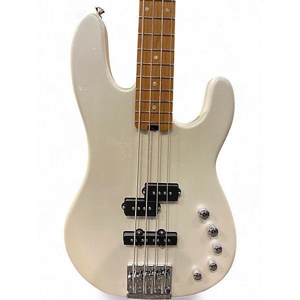 Used Charvel PRO MOD SAN DIMAS PJ IV PLATINUM PEARL Electric Bass Guitar
