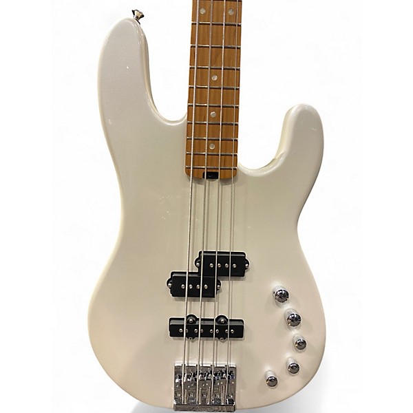 Used Charvel PRO MOD SAN DIMAS PJ IV PLATINUM PEARL Electric Bass Guitar